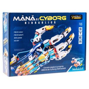 Kit robotic S.T.E.M. - Mână cyborg hidraulică