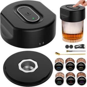 Kit electric de afumare pentru cocktailuri - Cadou ideal pentru barbati